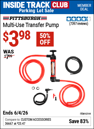 Harbor Freight Coupons, HF Coupons, 20% off - Multi-use Transfer Pump