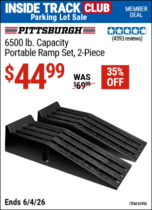 Harbor Freight Coupons, HF Coupons, 20% off - 2 Piece Auto Ramp Sets Polypropylene