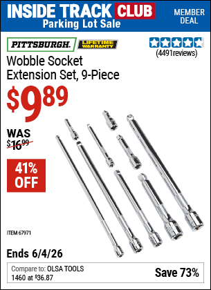 Harbor Freight Coupons, HF Coupons, 20% off - 9 Piece 1/4