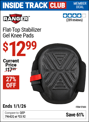 Harbor Freight Coupons, HF Coupons, 20% off - Stabilizer Gel Knee Pads