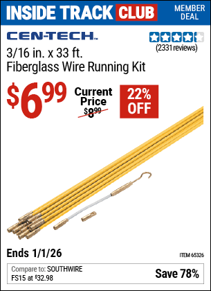 Harbor Freight Coupons, HF Coupons, 20% off - Cen-tech 3/16