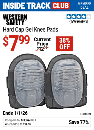 Harbor Freight Coupons, HF Coupons, 20% off - Hard Cap Gel Knee Pads