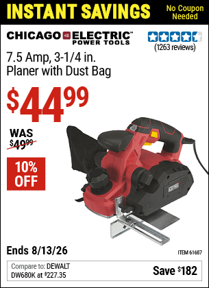 Harbor Freight Coupons, HF Coupons, 20% off - 3-1/4