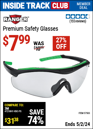 Harbor Freight Coupons, HF Coupons, 20% off - All-Day Wear Safety Glasses