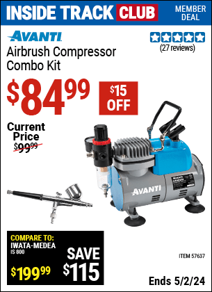 Harbor Freight Coupons, HF Coupons, 20% off - Airbrush Compressor Combo Kit