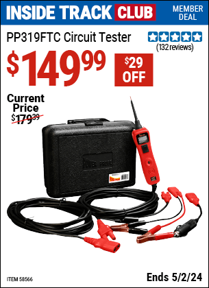 Harbor Freight Coupons, HF Coupons, 20% off - POWER PROBE Circuit Tester 
