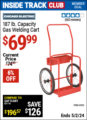 Harbor Freight Coupons, HF Coupons, 20% off - Gas Welding Cart