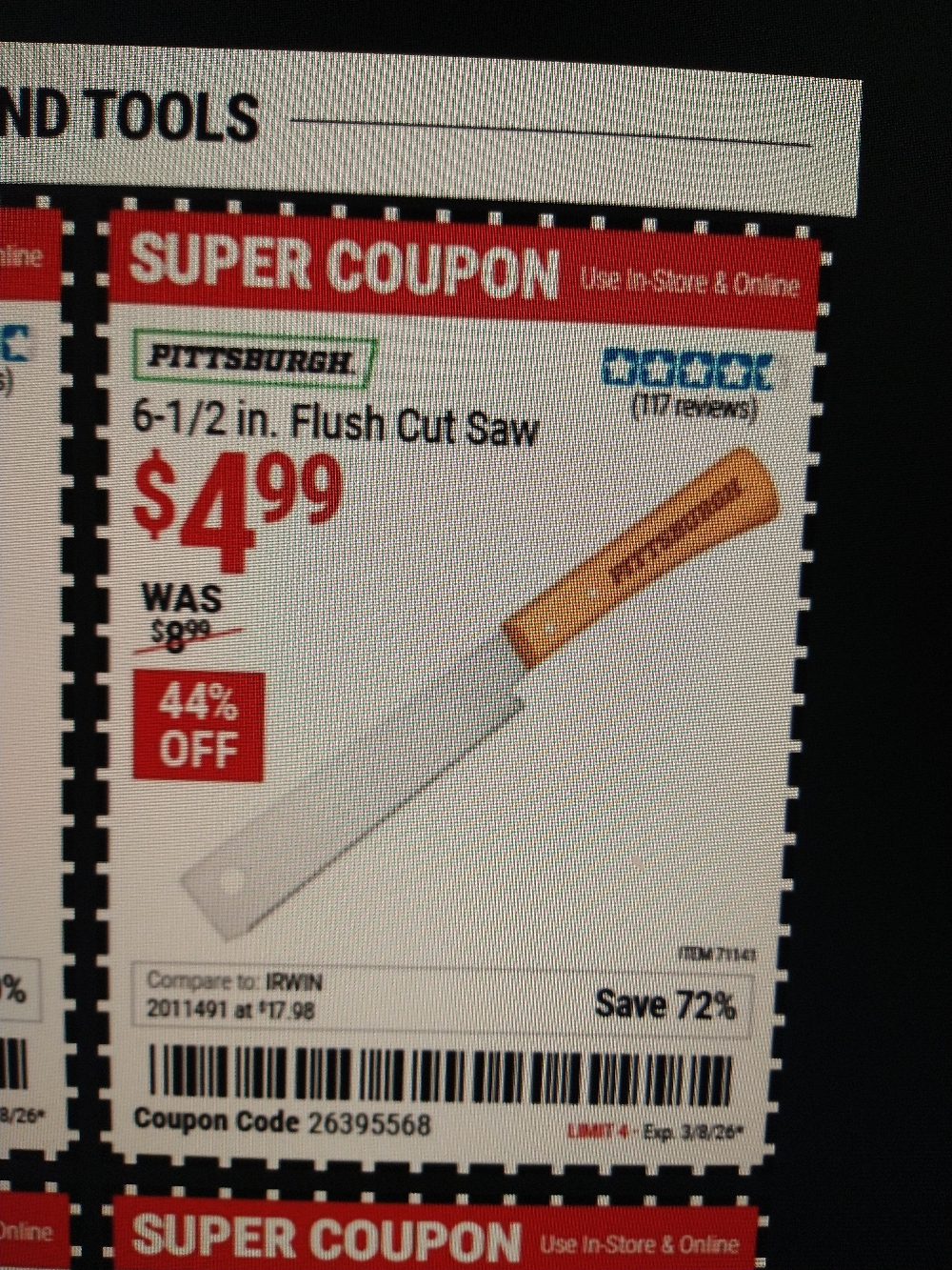 Harbor Freight Coupon, HF Coupons - 26132