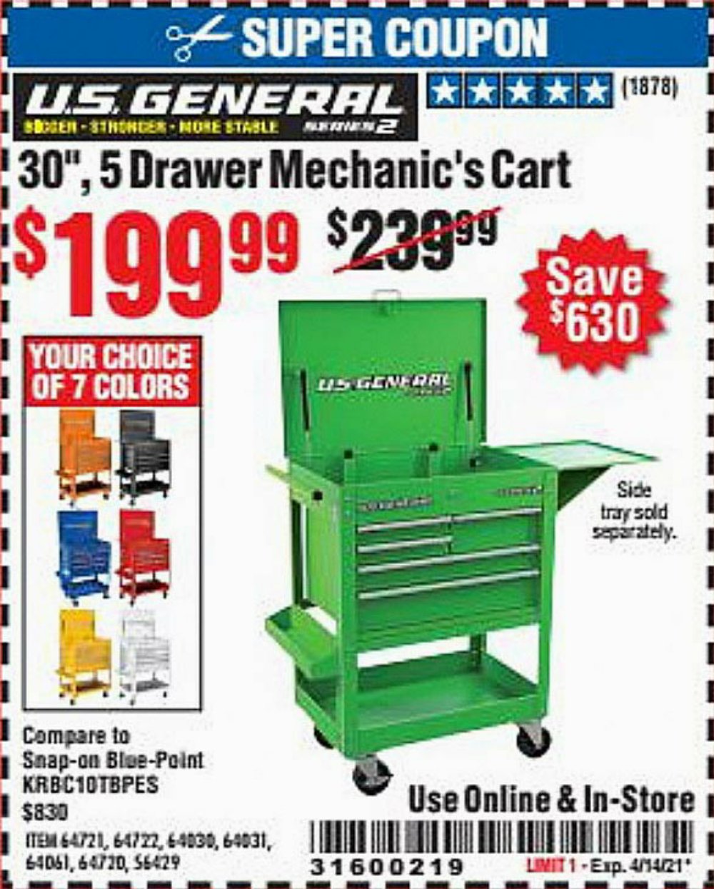 Harbor Freight Coupon, HF Coupons - 30