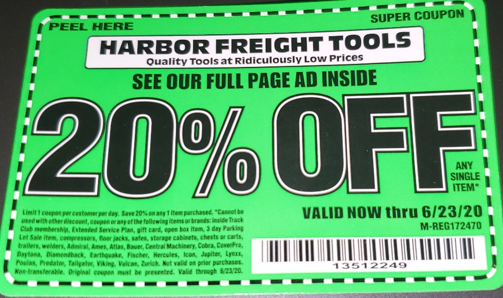Harbor Freight Coupons HF Coupons, HFT Coupons, Free coupons, 25 off