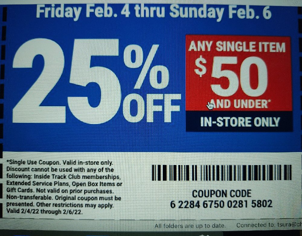 Harbor Freight Coupon, HF Coupons - 25 % off