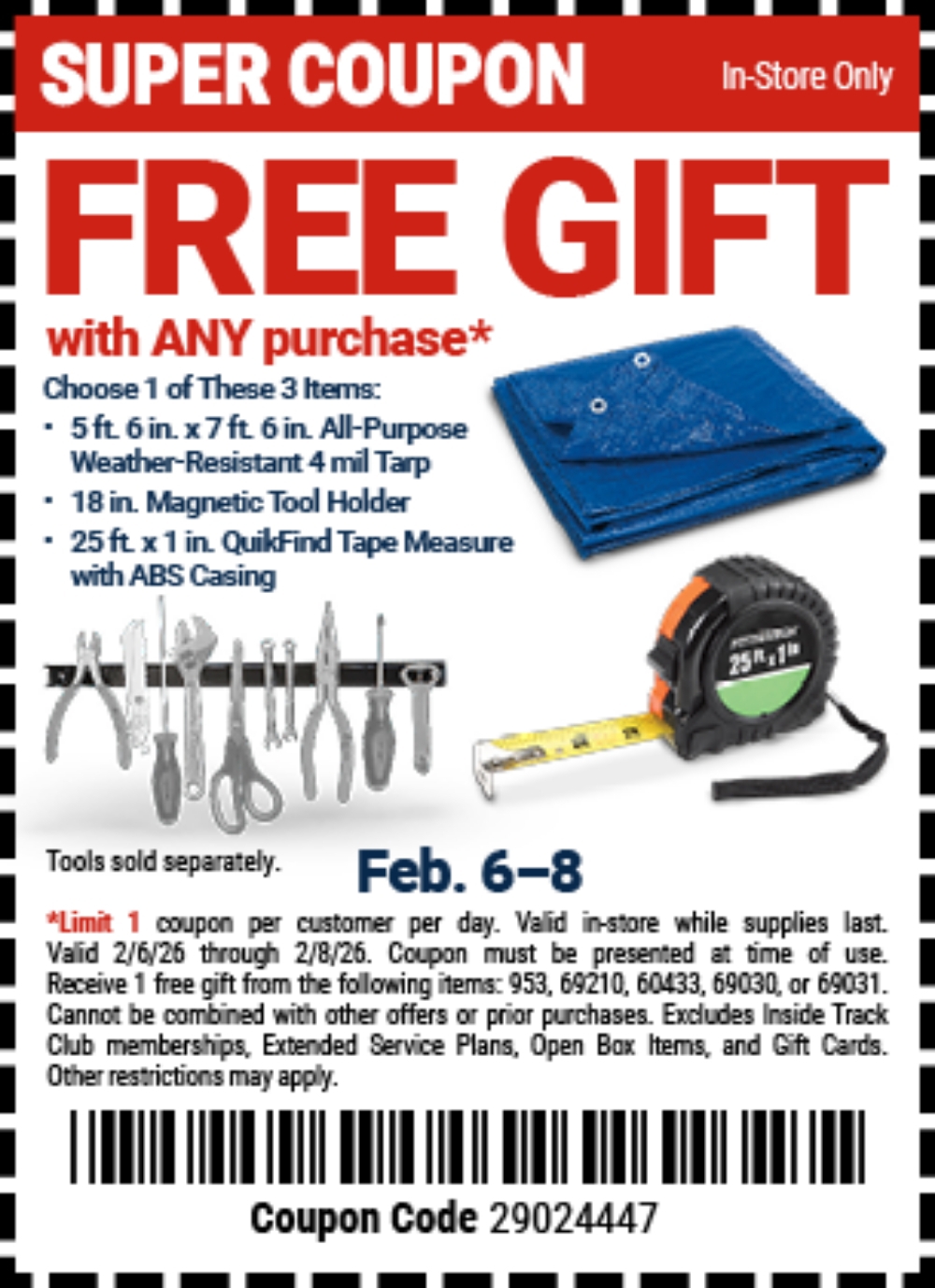 Harbor Freight Coupon, HF Coupons - FREE - 18